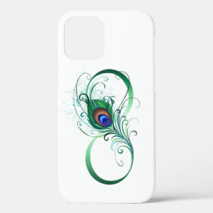 Case-Mate iPhone Case Symbole d'infini avec plume de paon