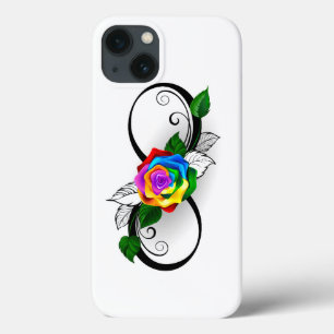 Case-Mate iPhone Case Symbole d'infini avec Rose arc-en-ciel