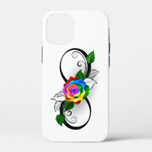 Case-Mate iPhone Case Symbole d'infini avec rose arc-en-ciel