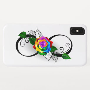Case-Mate iPhone Case Symbole d'infini avec Rose arc-en-ciel