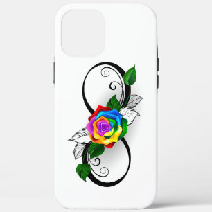 Case-Mate iPhone Case Symbole d'infini avec Rose arc-en-ciel