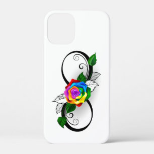 Case-Mate iPhone Case Symbole d'infini avec Rose arc-en-ciel