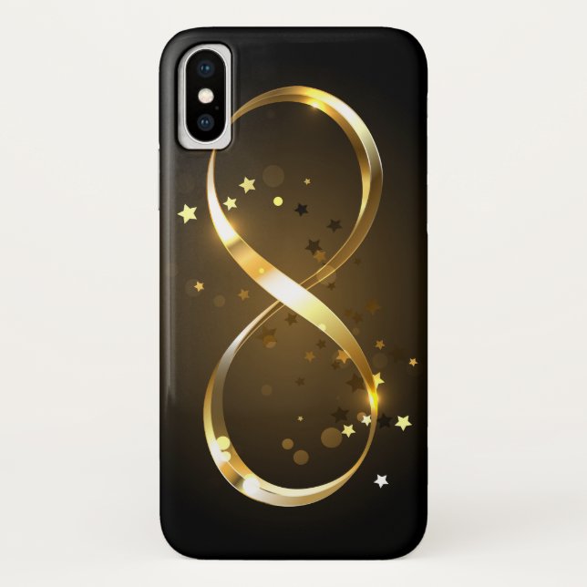 Coques Case-Mate iPhone Symbole d'infini doré (Dos)