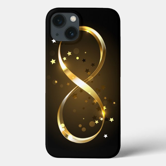 Coques Case-Mate iPhone Symbole d'infini doré (Verso)