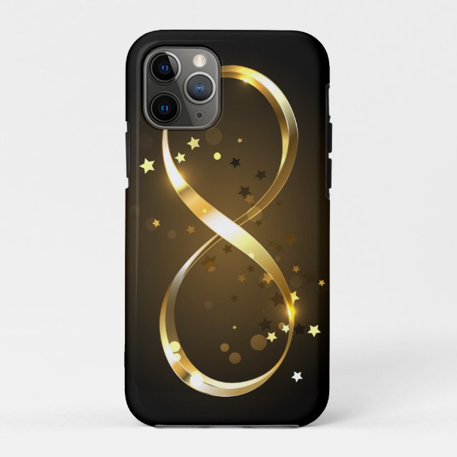 Coques Case-Mate iPhone Symbole d'infini doré (Dos)