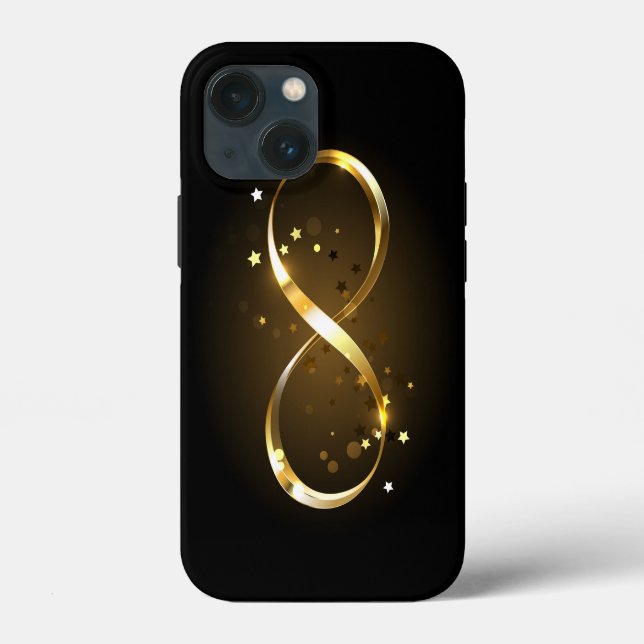 Coques Case-Mate iPhone Symbole d'infini doré (Verso)