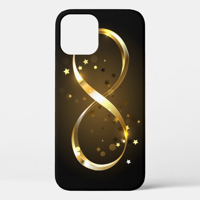 Coques Case-Mate iPhone Symbole d'infini doré (Verso)