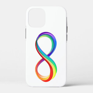 Case-Mate iPhone Case Symbole d'infinité arc-en-ciel stratifié