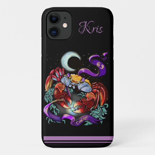 Coques Case-Mate iPhone Symbole du cancer du zodiaque (Dos)