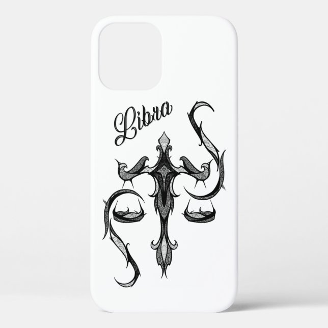 Coques Case-Mate iPhone Symbole du zodiaque de la Balance (Verso)