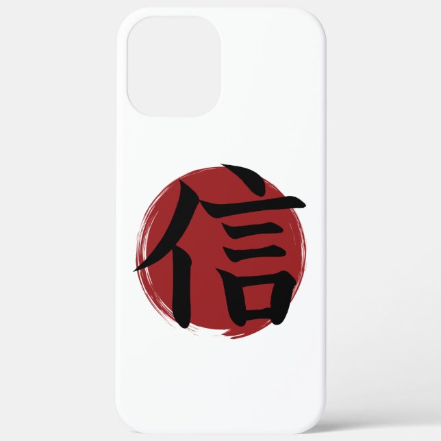 Coques Case-Mate iPhone Symbole Faith Kanji Calligraphie japonaise (Verso)