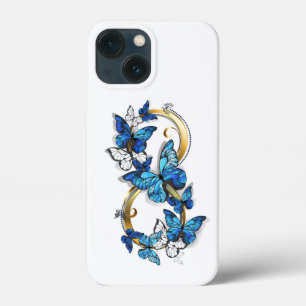 Case-Mate iPhone Case Symbole Infini de Papillons Morpho Bleus