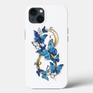 Case-Mate iPhone Case Symbole infini de papillons Morpho bleus