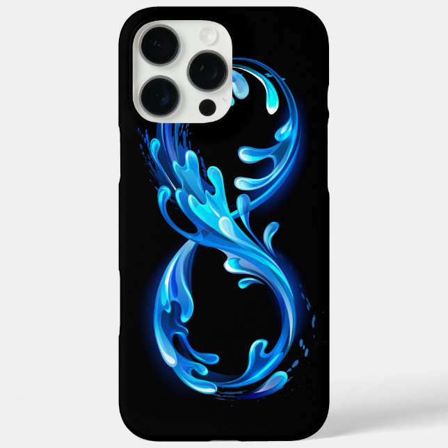 Coques Case-Mate iPhone Symbole Infini d'Eau Claire et Froide (Verso)