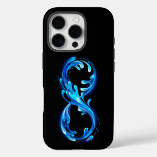 Coque iPhone 16 Pro Symbole Infini d'Eau Claire Froide