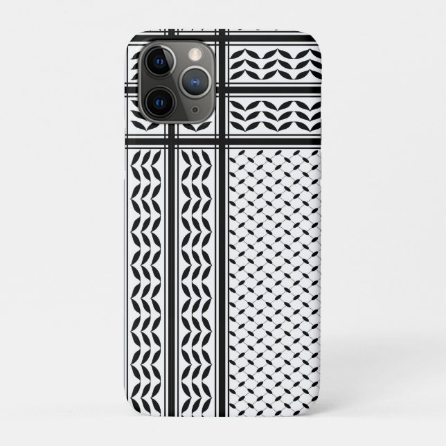 Coques Case-Mate iPhone Symbole Keffiyeh de la Palestine Motif de résistan (Dos)