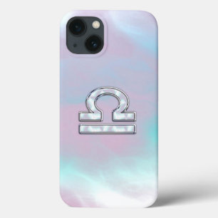 iPhone 13 Case Symbole Libra Mère de style perle