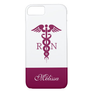 Case-Mate iPhone Case Symbole Médicale rouge Caduceus Nurse