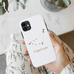 Case-Mate iPhone Case Symbole moderne Zodiac Capricorne d'or | Élément T<br><div class="desc">Symbole moderne Zodiac Capricorne d'or | Élément Terre</div>