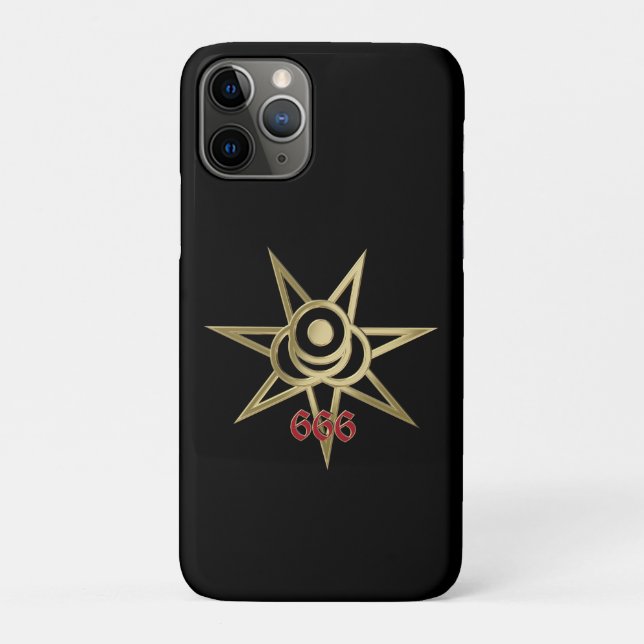 Coques Case-Mate iPhone Symbole occulte septagram (Dos)