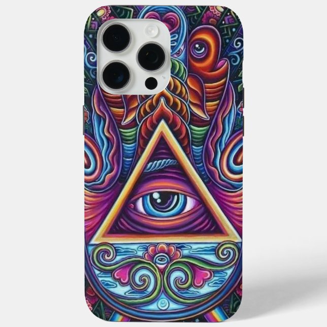 Coques Case-Mate iPhone Symbole oculaire coloré (Verso)