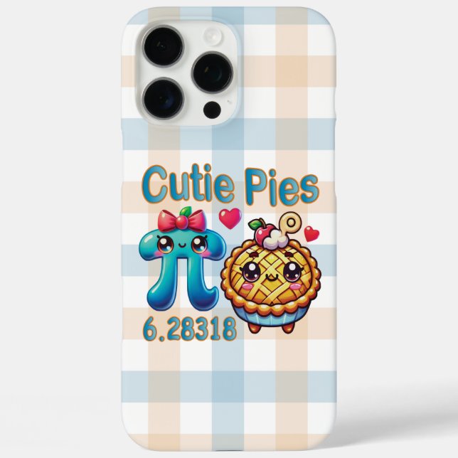 Coques Case-Mate iPhone Symbole Pi mignon et pie Pie Pie Pie (Verso)