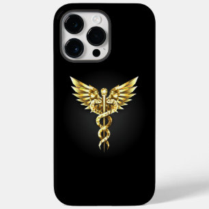 Coque Case-Mate iPhone Symbole Polygonal Or Caduceus