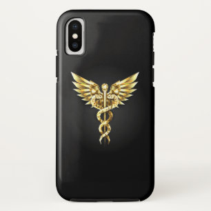 Case-Mate iPhone Case Symbole Polygonal Or Caduceus