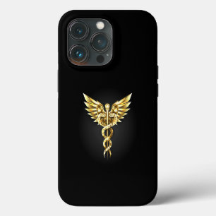 Case-Mate iPhone Case Symbole Polygonal Or Caduceus