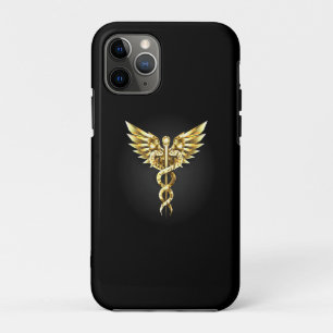 Case-Mate iPhone Case Symbole Polygonal Or Caduceus