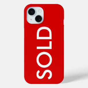 Coque Case-Mate iPhone SYMBOLE Rouge VENDU Housse de téléphone Apple iPho