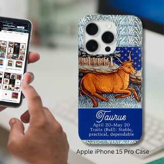 Coque Case-Mate iPhone Symbole Taurus Zodiac Bull fête d'anniversaire
