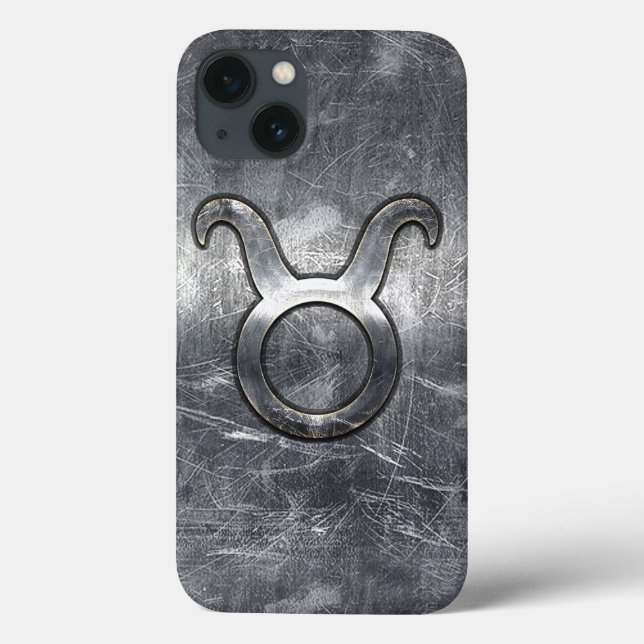 Coques Case-Mate iPhone Symbole Taurus Zodiaque en Grunge Style désossé (Verso)