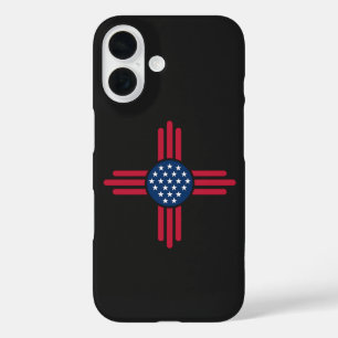 Coque Pour iPhone 16 Symbole Zia minimaliste américain – USA moderne pr