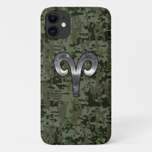 Coque Case-Mate Pour iPhone SYMBOLE Zodiaque Aries Camouflage numérique Woodla