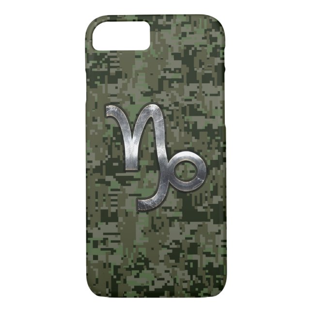 Coques Case-Mate iPhone SYMBOLE Zodiaque Capricorne Camouflage numérique v (Dos)