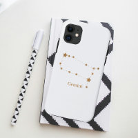 SYMBOLE Zodiaque Moderne Gemini Or | Air de l'élém