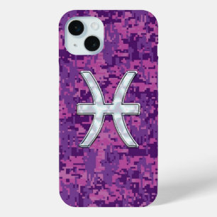 Coque Case-Mate iPhone SYMBOLE Zodiaque Pisces Camouflage numérique Fuchs