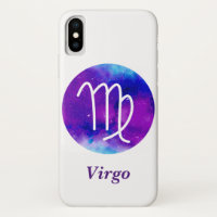 Symbole Zodiaque tendance Virgo Purple Nebula