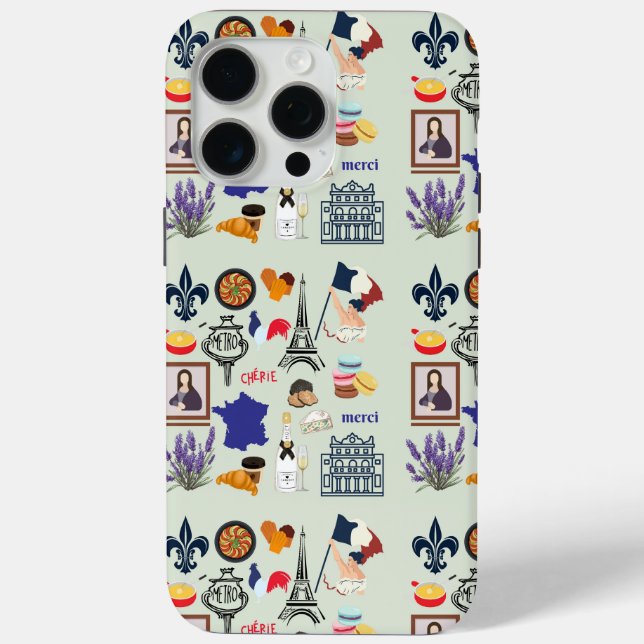 Coques Case-Mate iPhone Symboles de la France (Verso)