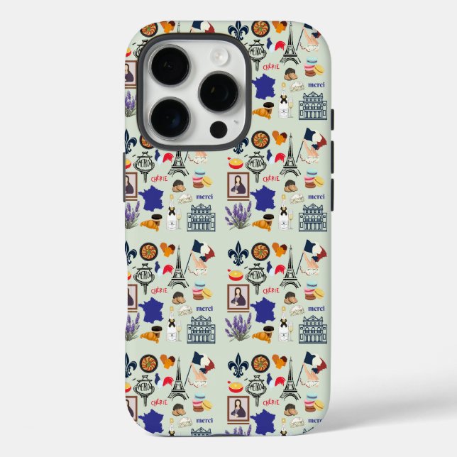 Coques Case-Mate iPhone Symboles de la France (Verso)