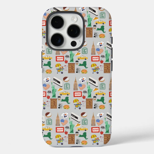 Coques Case-Mate iPhone Symboles de la ville de New York (Verso)