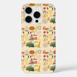 Coque iPhone 16 Pro Symboles de l'Italie