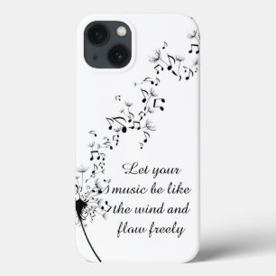 Coques Pour iPhone Symboles de musique de pissenlit
