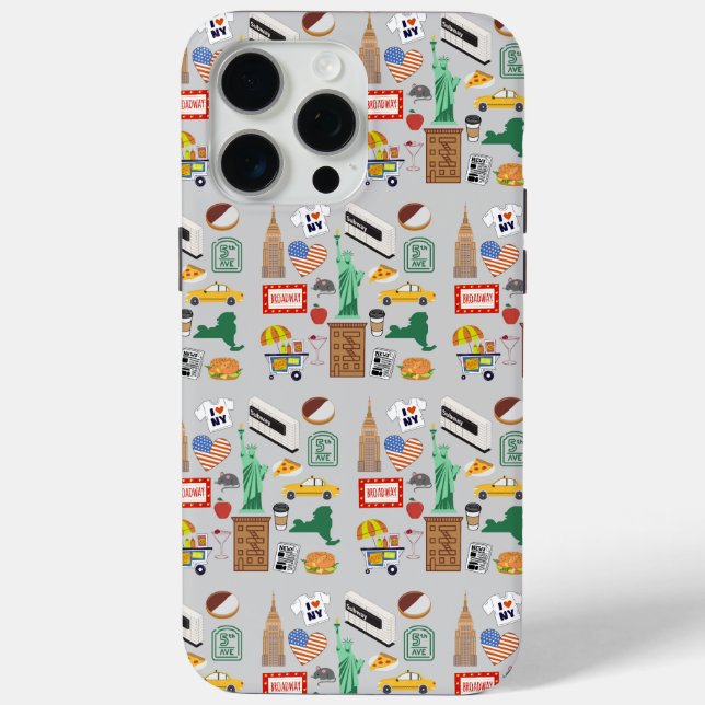 Coques Case-Mate iPhone Symboles de New York (Verso)