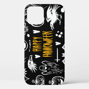 Case-Mate iPhone Case Symboles d'Halloween dessinés à la main, collectio