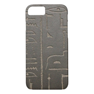 Coque iPhone 7 Symboles égyptiens d'écriture d'Egypte antique