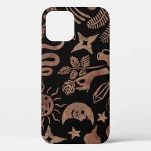 Case-Mate iPhone Case Symboles mystiques : serpent, soleil, lune.
