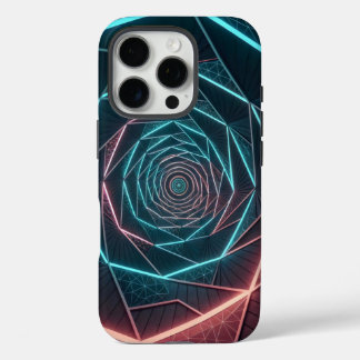 Coque iPhone 16 Pro Symétrie brisée de spirale dans le concept