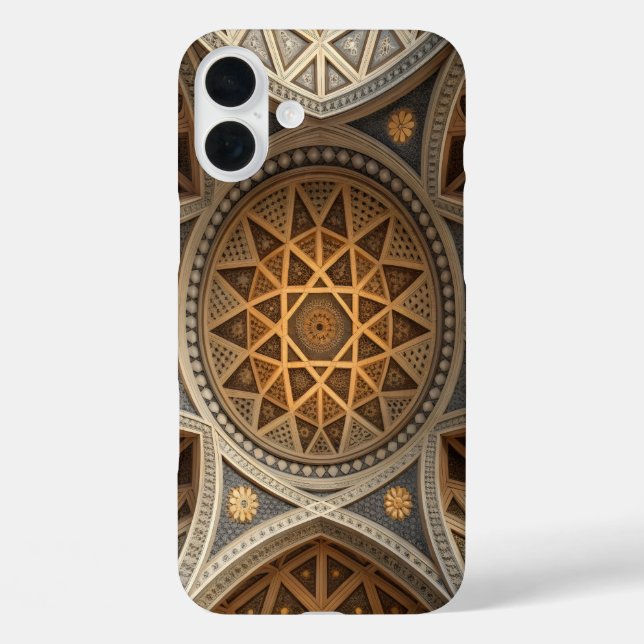 Coques Case-Mate iPhone symétrie de miroir triangulaire fractale (Verso)